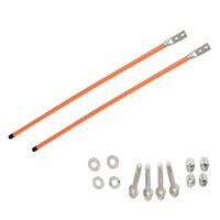 1 paire de marqueurs de guide de chasse-neige orange de 24 "62595 pour chasse-neige occidentale