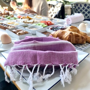 ชุดผ้าเช็ดมือผ้าฝ้ายตุรกี พิมพ์โลโก้ได้ ซึมซับน้ำได้ดี แห้งเร็ว เป็นมิตรกับสิ่งแวดล้อม ซักเครื่องได้ ใช้ในบ้าน ชายหาด ท่องเที่ยว ปิกนิก - Product Image 4