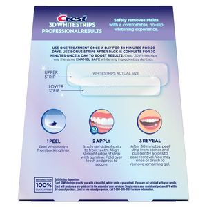 Acheter Original CrestPro Health Advanced bandelettes Kit de blanchiment des dents blanc professionnel - Product Image 4