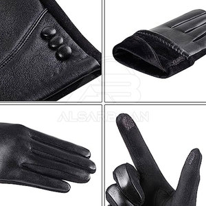 Guantes de Piel de Oveja de Alta Calidad, Nuevo Diseño, Cómodos y Elegantes para el Invierno - Product Image 3