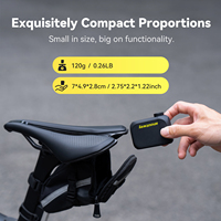 Pompe à air portable sans fil rechargeable 120 PSI pour vélos, mini pompe électrique pour vélos de route et VTT