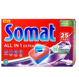Somat All-in-one TABS ผงซักฟอกกลิ่นดอกไม้85ชิ้นสำหรับใช้ในห้องน้ำ - Product Image 1