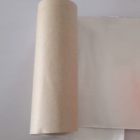 Papier sulfurisé en aluminium double face enduit de PE, en pâte recyclée |   Sandwich personnalisé de qualité alimentaire, résistant à la chaleur et à l'humidité