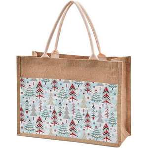 Bolsa de yute con logotipo personalizado laminado respetuoso con el medio ambiente, bolsas de playa de lino reciclado de arpillera natural de fábrica de Bangladesh - Product Image 6