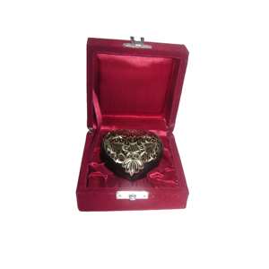 Funda protectora de urna de recuerdo de corazón de Metal sólido de estilo americano para cenizas infantiles para servicios de entierro urna de cremación de bebé - Product Image 4