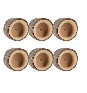 6 uds portavelas de luz de té portavelas de madera velas de Acción de Gracias para mesa boda FIESTA DE Navidad Halloween hogar - Product Image 1