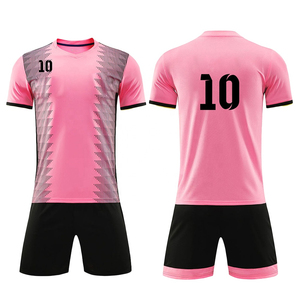 Camisetas de Fútbol y Conjuntos de Uniformes al por Mayor, Personalizables, 100% Poliéster, Antibacterianas, Unisex - Product Image 2