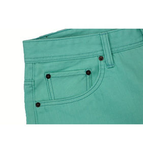 กางเกงยีนส์ขาสั้นแบบลำลองสำหรับผู้ชายมาใหม่กางเกงขาสั้นระบายอากาศได้ดีมีซิปตกแต่งด้วยเชือกรูดขนาดออกแบบได้ตามต้องการ - Product Image 4