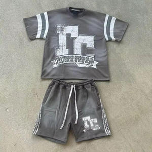 Mangas cortas Casual O cuello venta al por mayor Spandex/algodón de punto impreso transpirable secado rápido estilo gótico hecho en fábrica nueva llegada - Product Image 6