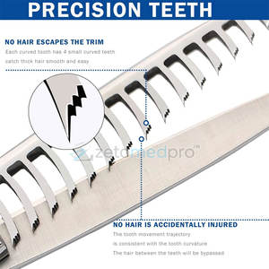 Stainless Steel <b>Thinning</b> Shears <b>for</b> <b>Hair</b> Styling Salon Texturizing <b>Scissors</b> <b>Hair</b> <b>Thinning</b> Shears <b>for</b> All <b>Hair</b> Types - Product Image 5