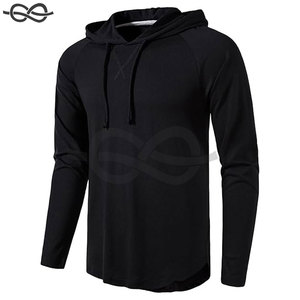 Sudadera con capucha ligera de manga larga para hombre, ropa deportiva, gimnasio, correr, actividades al aire libre - Product Image 5