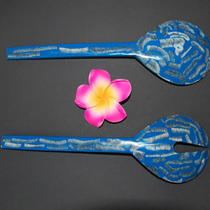 SEASHELL JEWELRY Motivo de cuchara y tenedor Mosaico decorativo con arte de piedra para regalos - Product Image 2