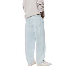 กางเกงยีนส์ผู้ชายทรงหลวมที่ออกแบบเองผู้ผลิตกางเกงยีนส์ทรงหลวมโอเวอร์ไซส์สไตล์วินเทจ - Product Image 3