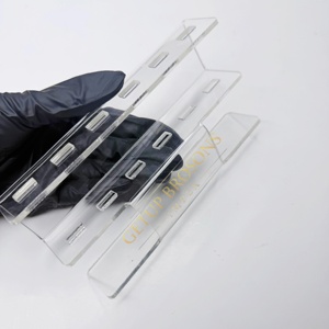 Soporte Transparente para Pinzas de Pestañas, para 6 Pinzas 90/45/para Aislamiento - Product Image 1