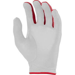 Gants de golf en cuir de cabretta en peau de mouton avec logo personnalisé, fermeture à crochets et boucles, doigts entiers, antidérapants, doux, respirants, prix de gros, pour hommes - Product Image 5