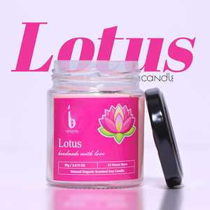 Vela Aromática de Cera de Soja con Aroma a Loto, Vela Ecológica para Relajación en Dormitorio, Sala de Estar y Spa, Venta al por Mayor - Product Image 3