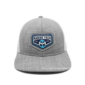 Sombreros de camionero con parche de logotipo tejido, gorra deportiva de alta calidad con bordado personalizado al por mayor, sombreros de camionero de perfil alto - Product Image 2