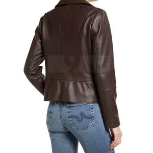 แจ็กเก็ตหนังสำหรับผู้หญิง, แจ็กเก็ตหนังให้ความอบอุ่นในฤดูหนาว - Product Image 2