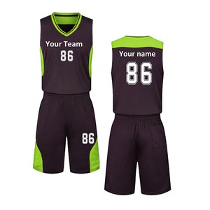 Nouveau maillot de basket-ball et short de basket-ball personnalisé en gros vêtements de sport de base uniforme de basket-ball pour hommes 100% Polyester - Product Image 5