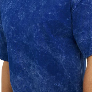 Camiseta de Alta Calidad con Lavado Ácido y Logotipo Frontal para Hombre, Impresión Personalizada, Tejido de Punto Extra Grande, 100% Algodón, Servicio de Venta al Por Mayor OEM - Product Image 5