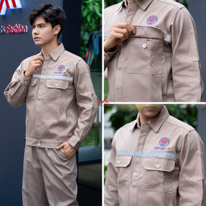 New style <b>working</b> <b>clothes</b> set clothing for factory worker uniforms oil field <b>construction</b> short/long sleeves - Product Image 5