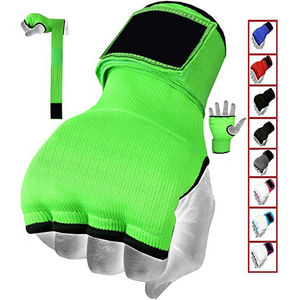 Gants de boxe professionnels en coton élastique, arts martiaux, boxe, MMA, entraînement, gel interne, doigts ouverts, Muay Thai, bandages de poignet - Product Image 1
