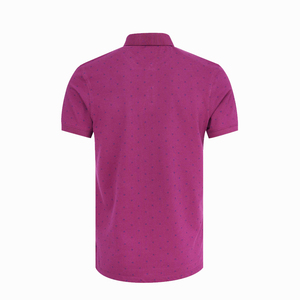 เสื้อโปโลผ้าฝ้าย100% สำหรับผู้ชายเสื้อโปโลแขนสั้นสำหรับออกกำลังกายผ้าถักโลโก้ตามสั่ง - Product Image 2