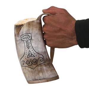 Mug en corne de buffle 100% naturel, fait main, design personnalisé, taille personnalisable, luxe, mug en corne, chope à vin, 100% authentique, sans danger pour les boissons - Product Image 2