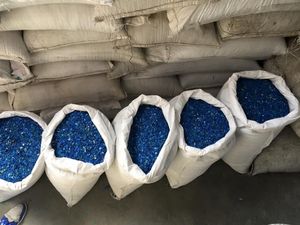 Desecho de tambor azul, escamas de remolienda HDPE - Product Image 5