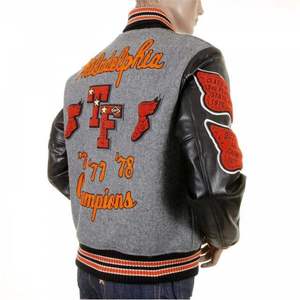 Chaqueta de Punto de Alta Calidad para Hombre, Estilo Béisbol Urbano, Ecológica, Casual, Transpirable, de Secado Rápido, con Estampado Animal, Bordado y Patchwork - Product Image 3