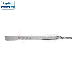 Manche de scalpel chirurgical de qualité allemande # 3L avec échelle Manche de couteau de scalpel en acier inoxydable de qualité supérieure sans rouille durable - Product Image 6