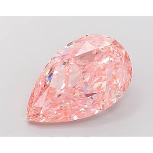 เพชรพีชสีชมพูสดใส น้ำหนัก 9.18 กะรัต VS2 เพชรเพาะเลี้ยงในห้องปฏิบัติการ - Product Image 1
