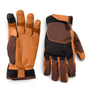 OEM Custom Leather Camo Hunting <b>Gloves</b> Windproof <b>Touchscreen</b> Warm Winter Outdoor Gear with Hook & Loop Closure - Product Image 6