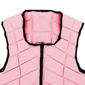 Gilet d'équitation de protection avec ajustement réglable et gilet d'équitation adulte de conception légère avec rembourrage absorbant les chocs - Product Image 3