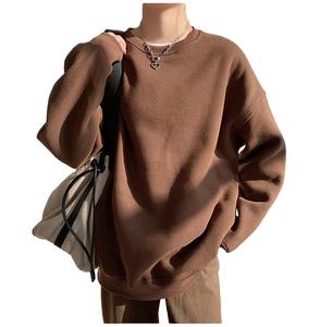 Custom logo Long Sleeve Oversized Crewneck <b>Sweatshirt</b> Women Wholesale Pullover Drop Shoulder <b>Sweatshirt</b> Women - Product Image 6