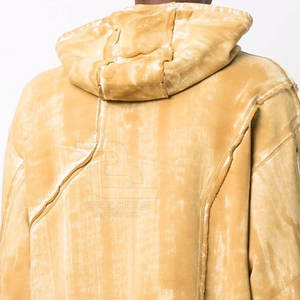 Sudaderas con capucha de lavado ácido para hombre superventas Nuevo diseño Bajo MOQ Poliéster/Algodón Temporada de invierno Venta al por mayor a la venta - Product Image 6