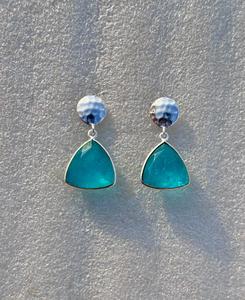 Pariba cristal pierres précieuses 925 boucles d'oreilles en argent Sterling classique et nouveau Design femmes bijoux Pariba cristal bijoux - Product Image 2