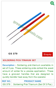 GS379ไทเทเนียมคัดสรรสำหรับเครื่องประดับและเครื่องมือและอะไหล่ทำนาฬิกาข้อมือ - Product Image 2