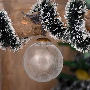 Bolas de adorno de bombilla de Navidad, adornos rellenables transparentes, árbol colgante, Baya de nieve, adornos de relleno de pino, decoración de Navidad, exportador - Product Image 3