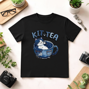 T-Shirt Unisex 100% Cotone 210GSM Abbigliamento Casual con Logo Frontale Stampa Serigrafica DTG Stampa a Schermo Compressa - Product Image 3