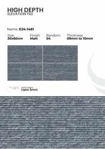 Carreaux muraux extérieurs en porcelaine 300x600mm pour façade de bâtiment - Product Image 2
