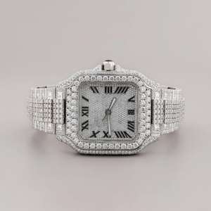 Montre de sport mécanique de luxe ETA unisexe, verre saphir, bracelet en acier inoxydable et cuir, analogique, résistante à l'eau, pour les événements formels - Product Image 1