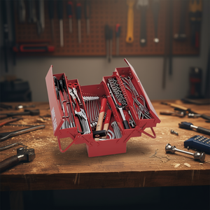 Ensemble d'outils USAG Basic Assortment 496 A2, 646/5V, boîtes à outils cantilever avec 73 pièces pour usage professionnel - Product Image 3