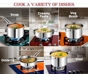 Deluxe tùy chỉnh trộn bát đặt thép không gỉ dùng một lần Đảng đồ ăn để sử dụng nhà - Product Image 3