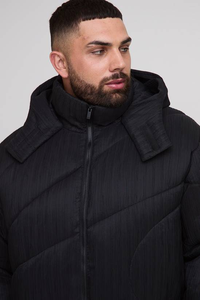 Blouson matelassé 2026 OEM Vente en gros Meilleure qualité Hommes Coupe-vent Hiver Chaud Extérieur Toile à capuche Avant - Product Image 6