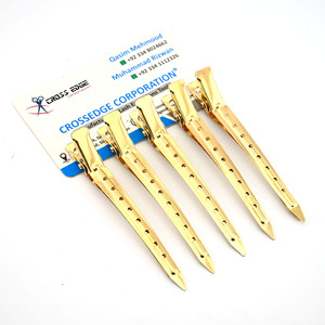 Pinces Crocodile d'extension de cheveux de haute qualité outils de sectionnement de Salon de séparation de cheveux Clips de facture de canard poignée large pour la coiffure - Product Image 2