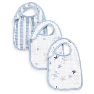 Venta al por mayor de Baberos desechables para bebés de algodón orgánico 100%, fabricante de Baberos para bebés de estilo liso suave para niños y niñas recién nacidos de India - Product Image 4