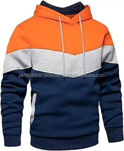 Sudadera con Capucha Personalizada para Hombre, Gris, Felpa Francesa, con Capucha Blanca, Bolsillo Tipo Canguro, 100% Algodón, Corte Holgado para Invierno - Product Image 4