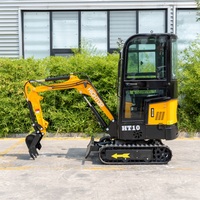 Excavatrice sur chenilles spéciale verger de 1 tonne avec moteur Briggs & Stratton, haute garde au sol et haute efficacité opérationnelle pour la plantation d'arbres