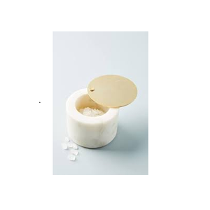 Bol à sel et poivre en marbre avec forme ronde bol à sel et poivre en marbre pour ustensiles de cuisine et restaurants avec vente - Product Image 2